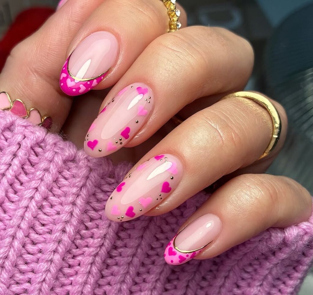 valentine nails