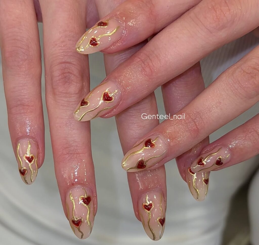 valentine-nails
