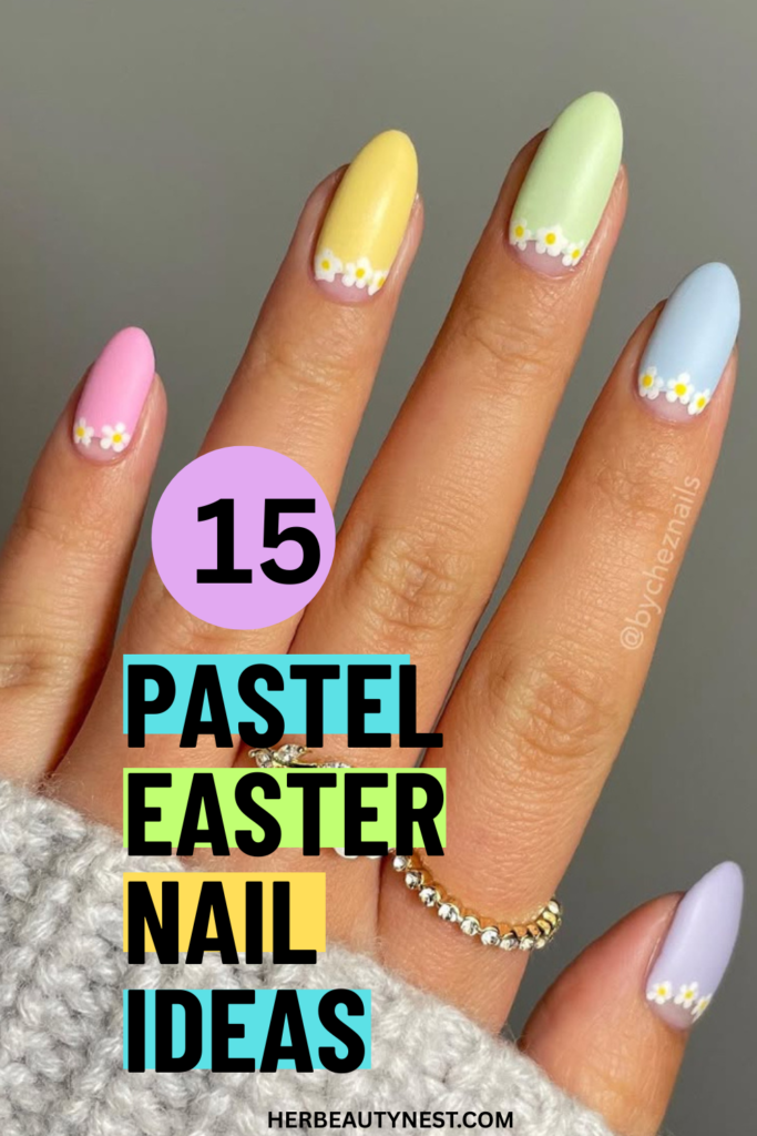 pastel easter nails