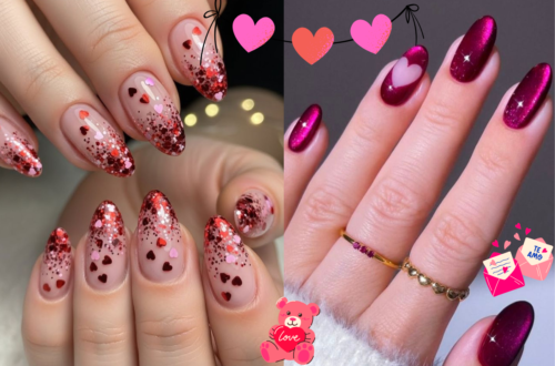 valentine nails