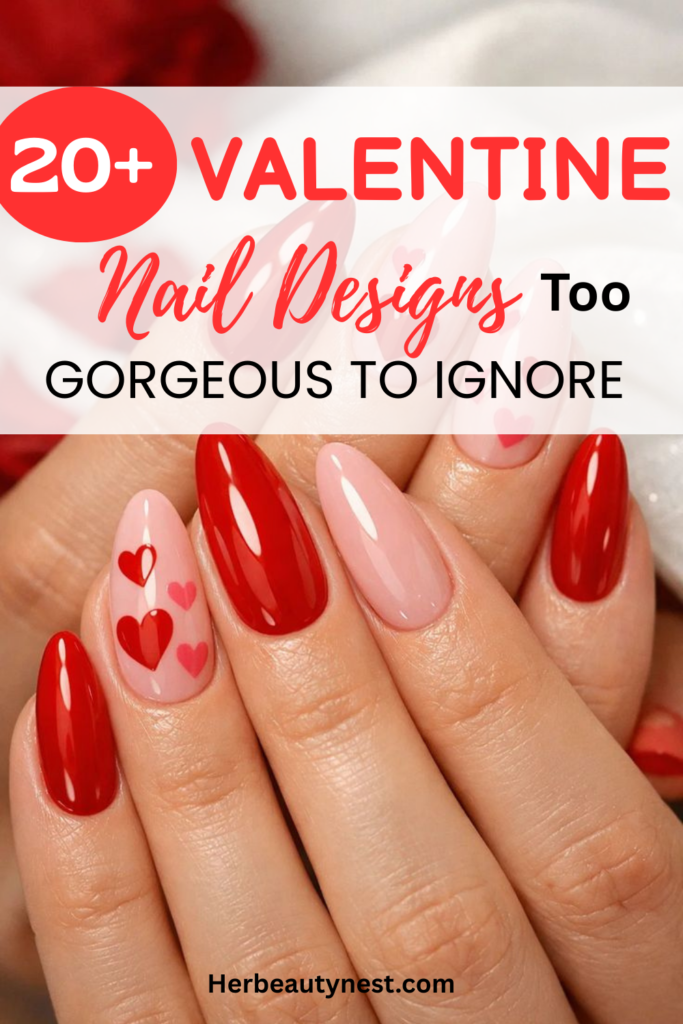 valentine nail designs