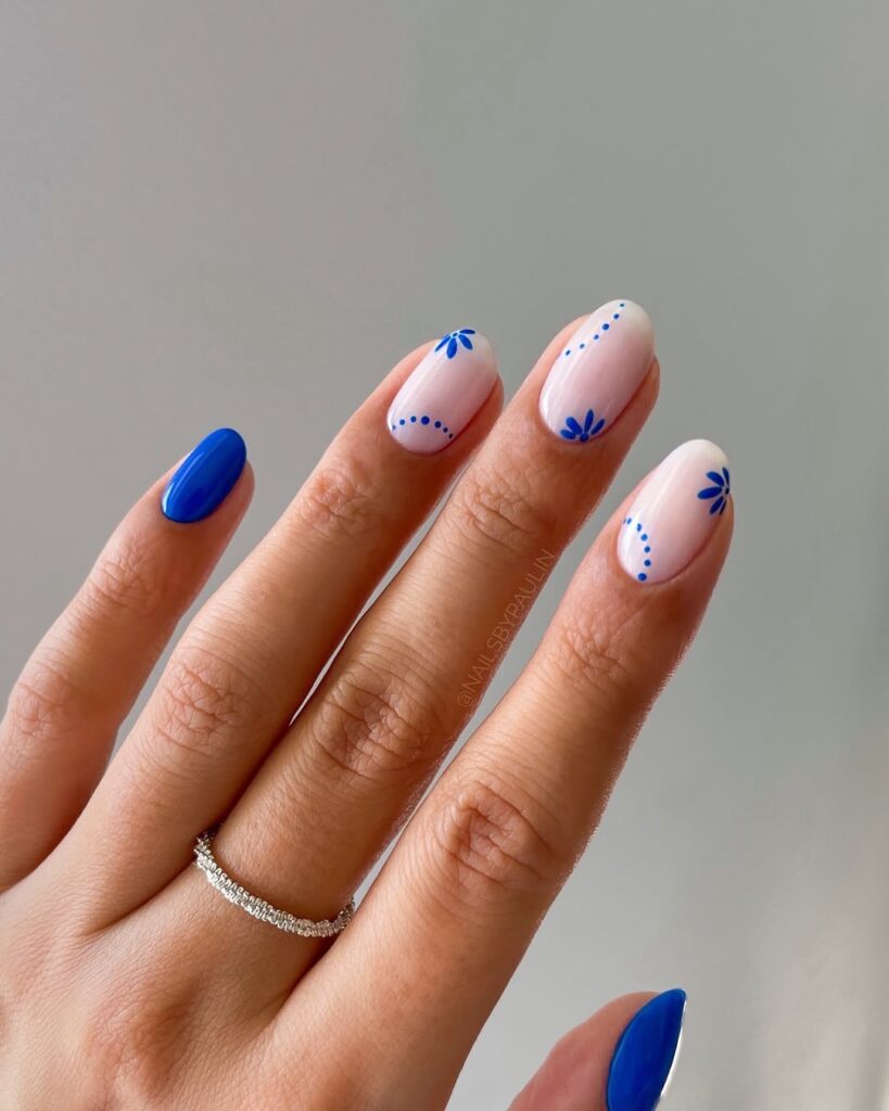 simple nail art for short nails