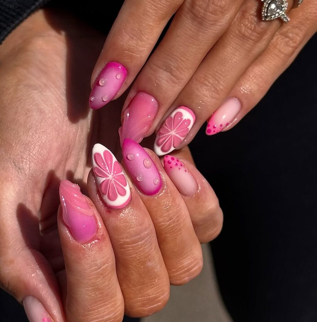 summer fruit nail ideas