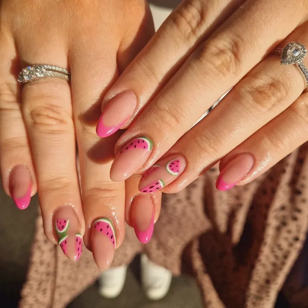 summer fruit nail ideas