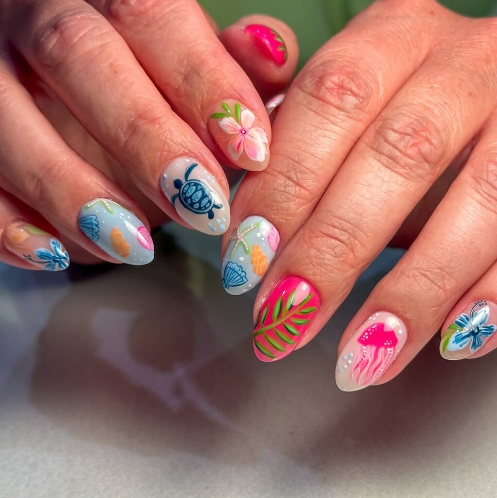Hawaiian nails