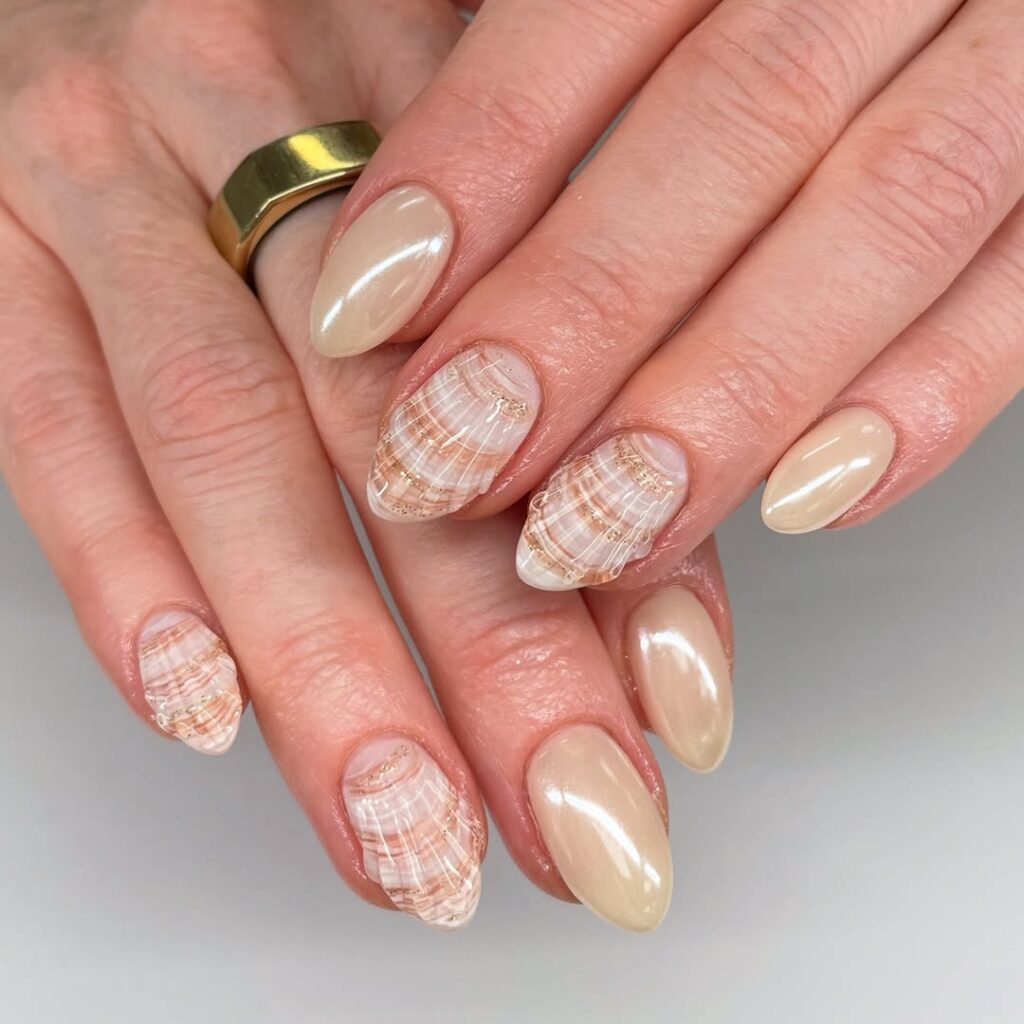 tropical vacation nails