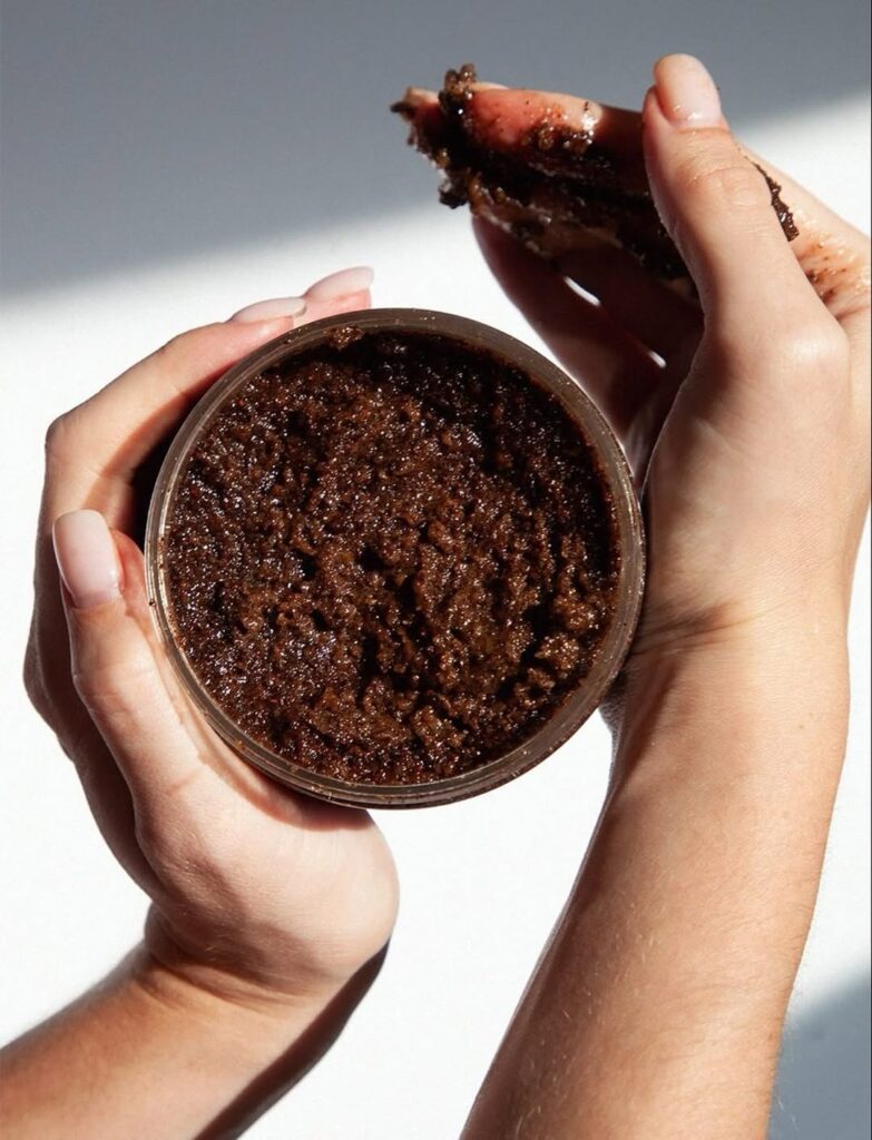 exfoliating coffee body scrub