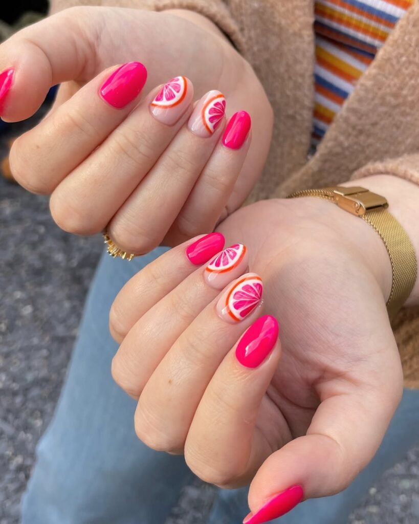 summer fruit nail ideas