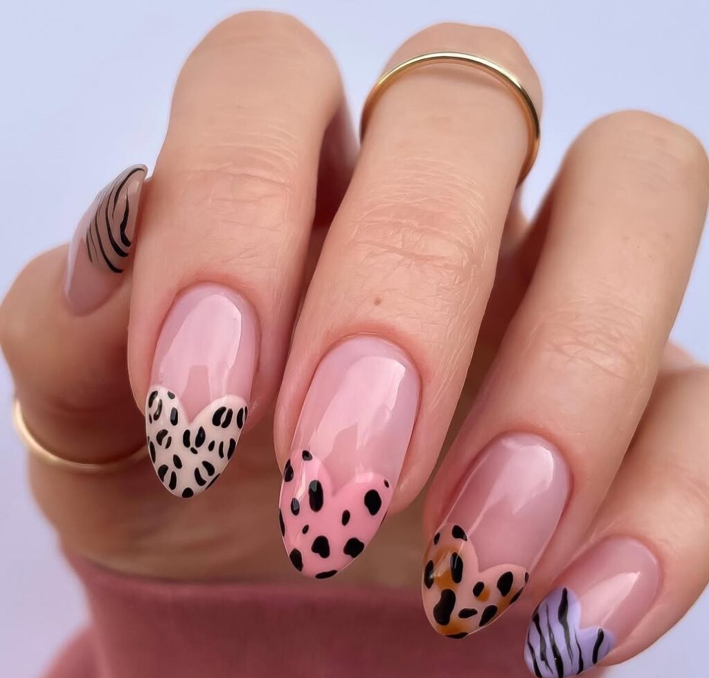 Leopard print nail designs