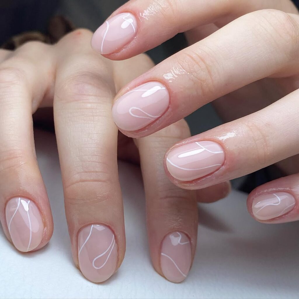 simple nail art for short nails