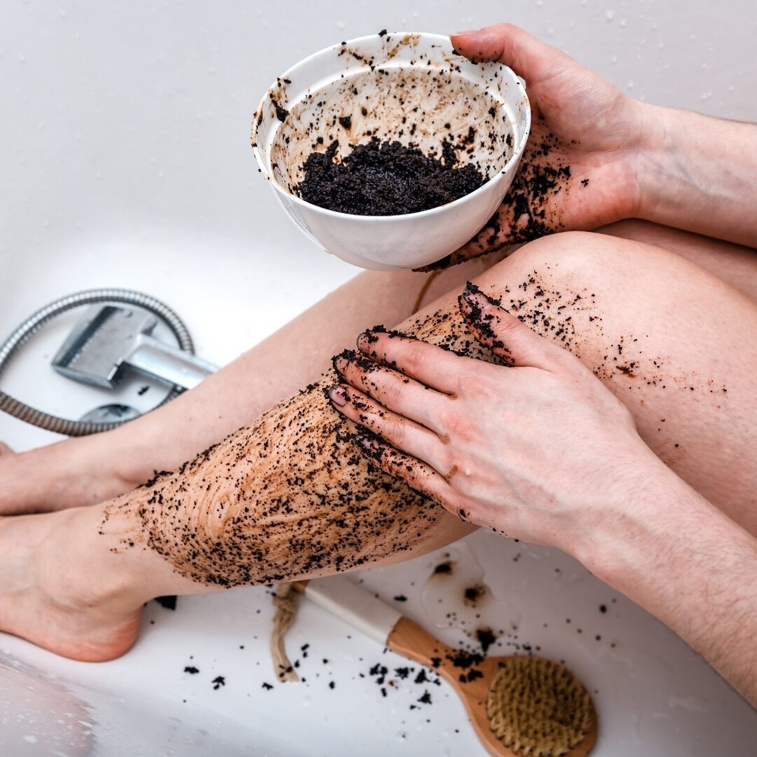 exfoliating coffee body scrub