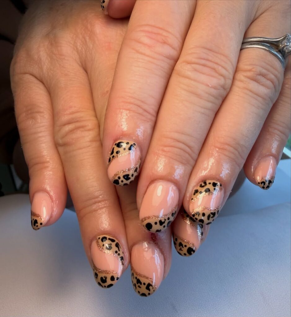 leopard nails