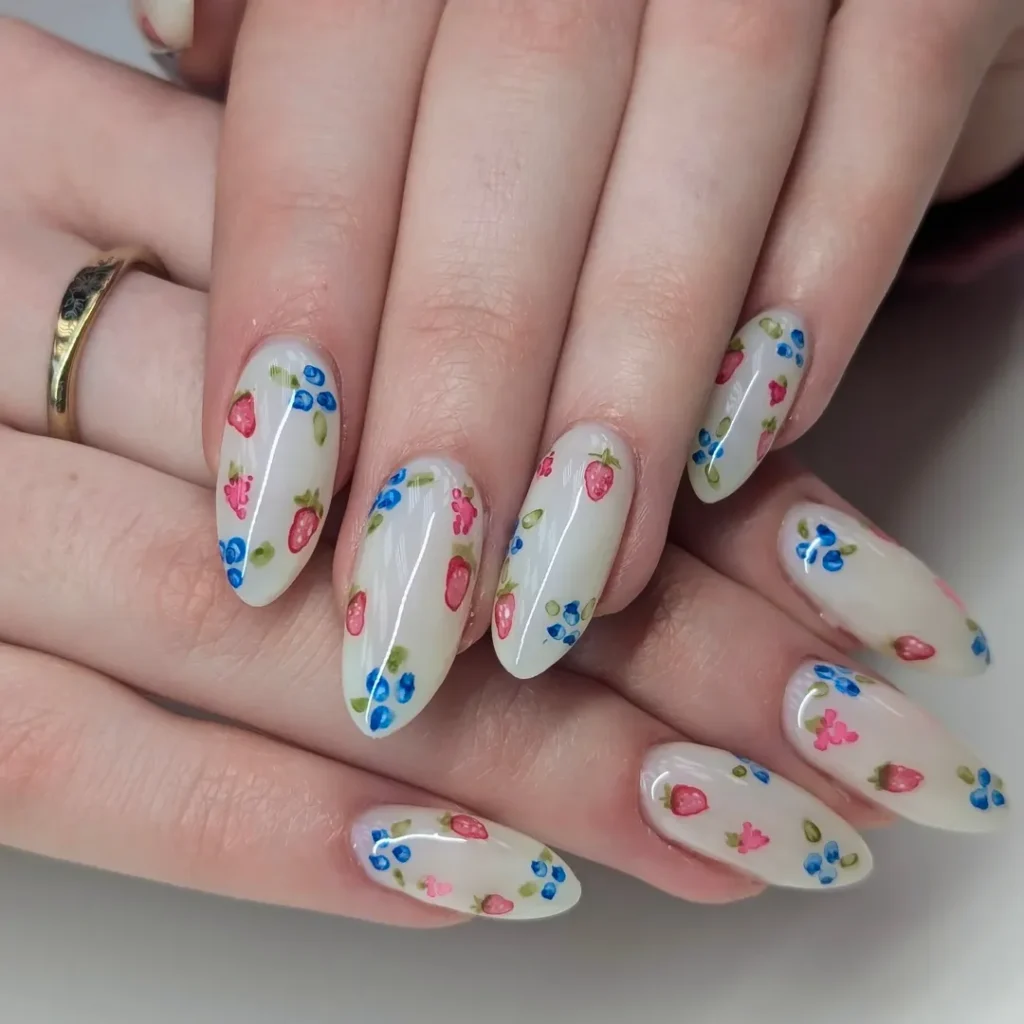 summer fruit nail ideas