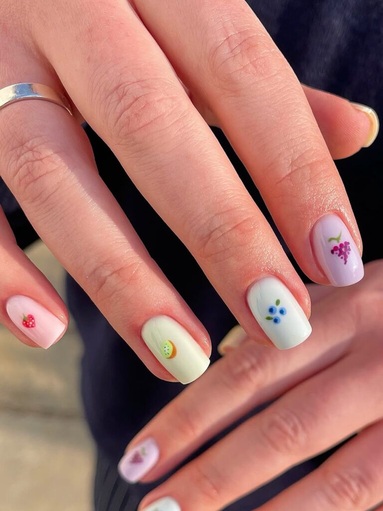 summer fruit nail ideas