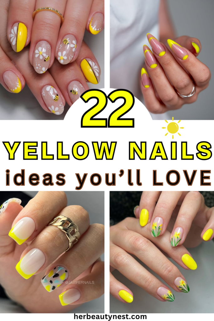 yellow nails