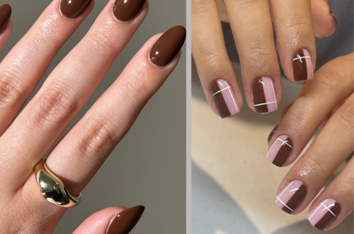 brown nail ideas