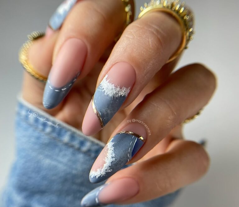 denim nails