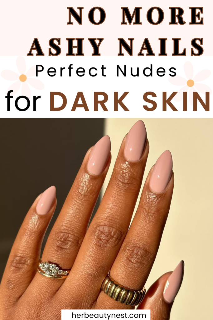 neutral nail colors for dark skin