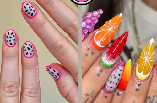 summer fruit nail ideas