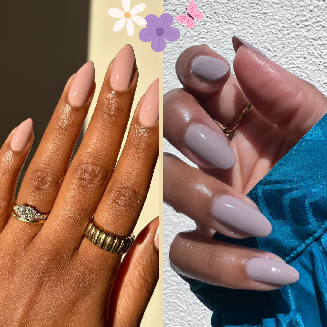 neutral nail colors for dark skin