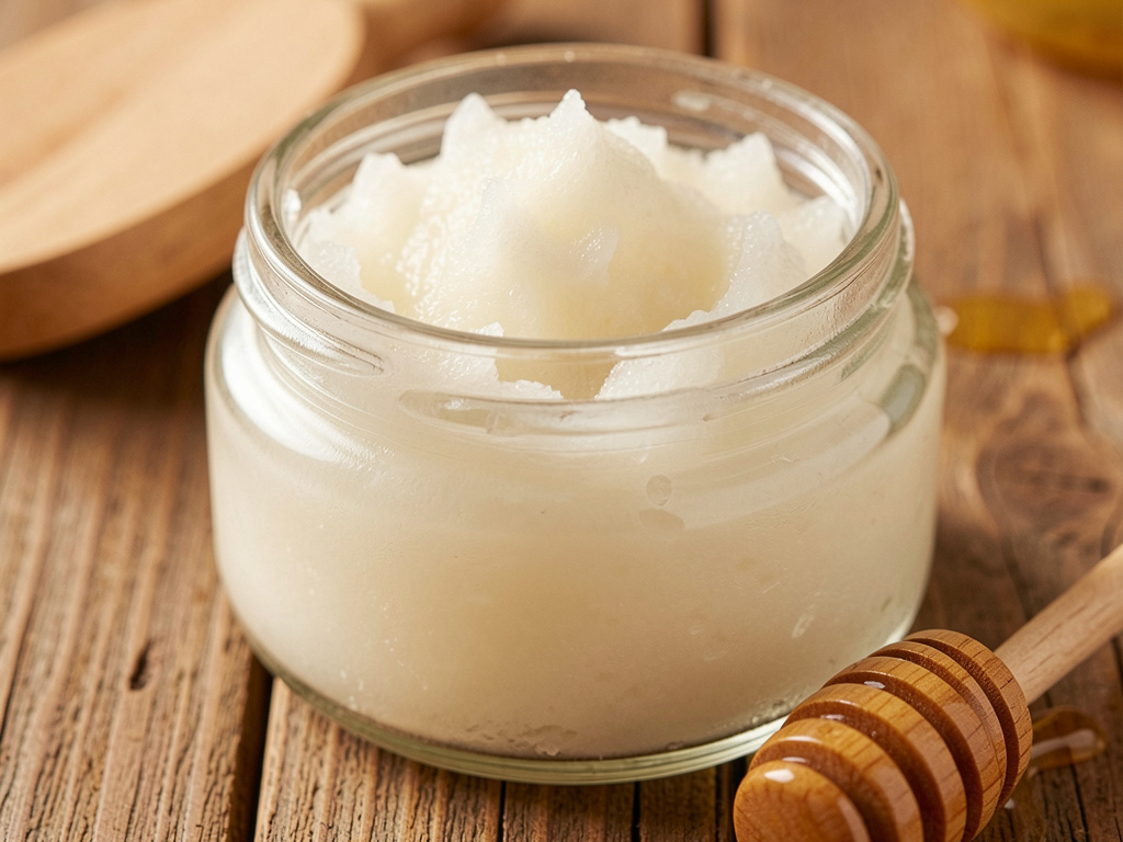 Milk and Honey Salt Scrub