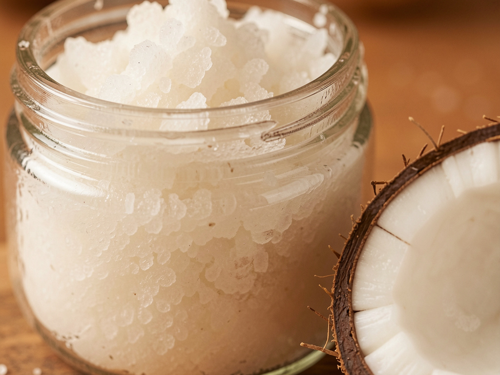 Coconut Oil Salt Scrub