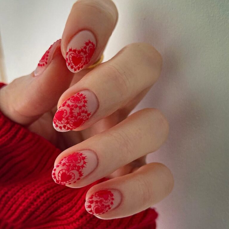 lace nail art designs