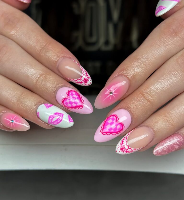 lace nail art designs