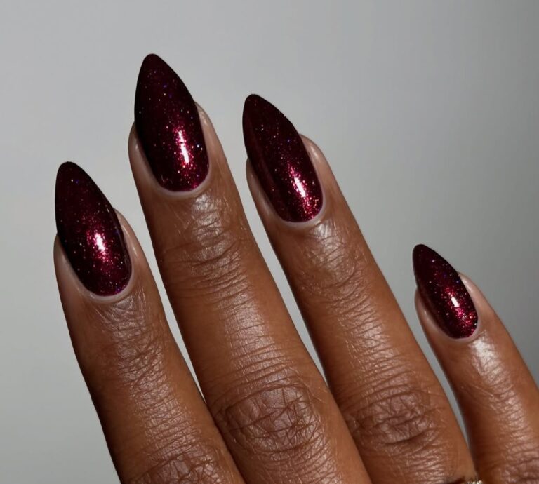 best shimmer nails for dark skin