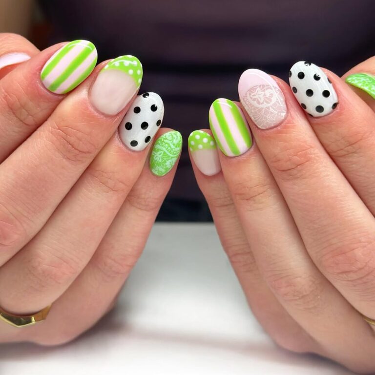 lace nail art designs