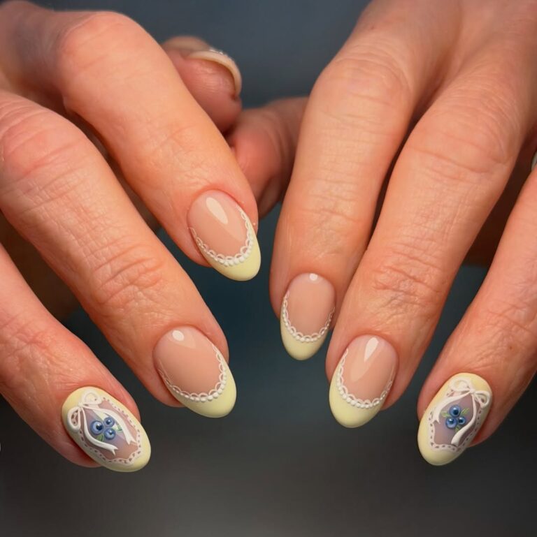 lace nail art designs