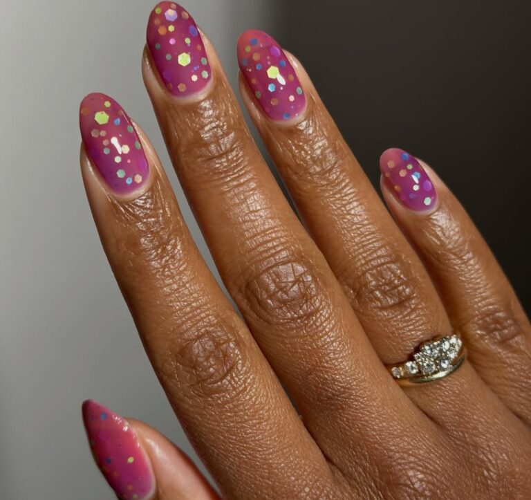 best glitter nail polish colors for dark skin