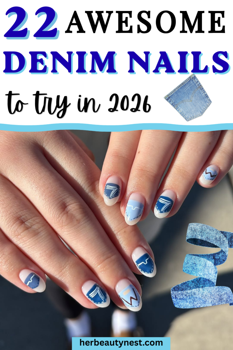 denim nails