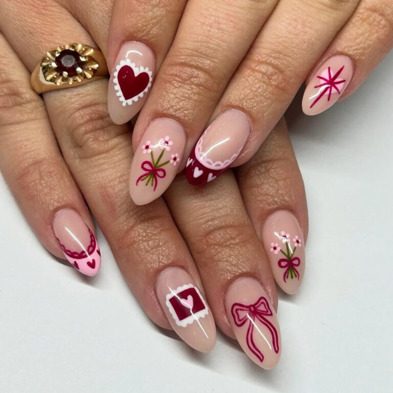 lace nail art designs