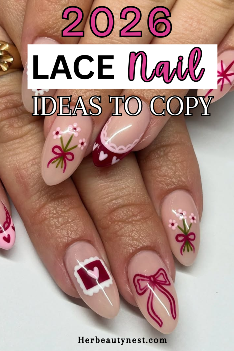 lace nail art designs