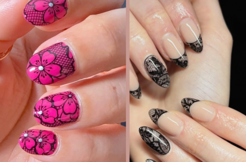 lace nail art designs