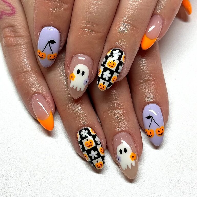 pumpkin nails