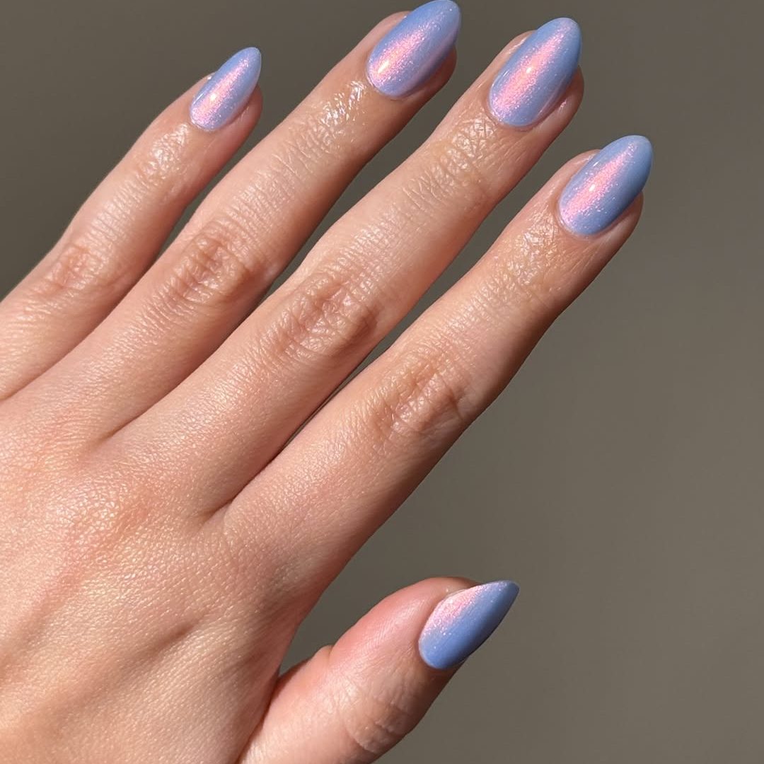 denim nail design